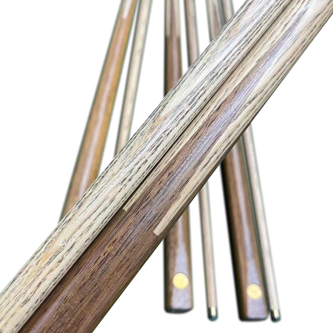 Best Price 1/2-PC 57 Inches Ash Wood Billiard Snooker Cue With 10mm Tip in Sales
